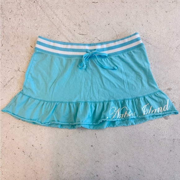 Mossimo Supply Co. Dresses & Skirts - Mossimo Supply Co. Aqua Blue Ruffle Mini Skirt